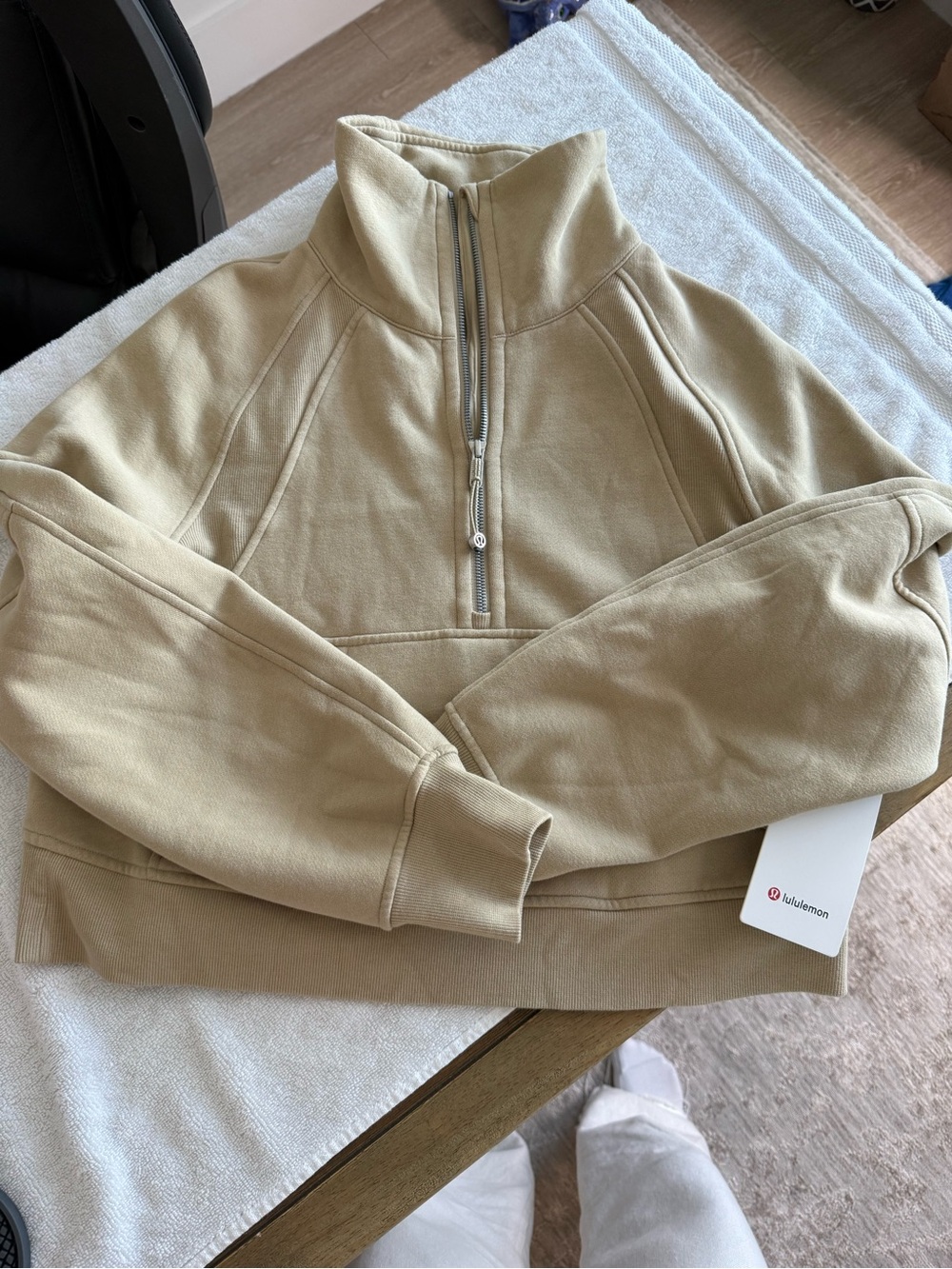 Lululemon scuba oversized funnel neck trench